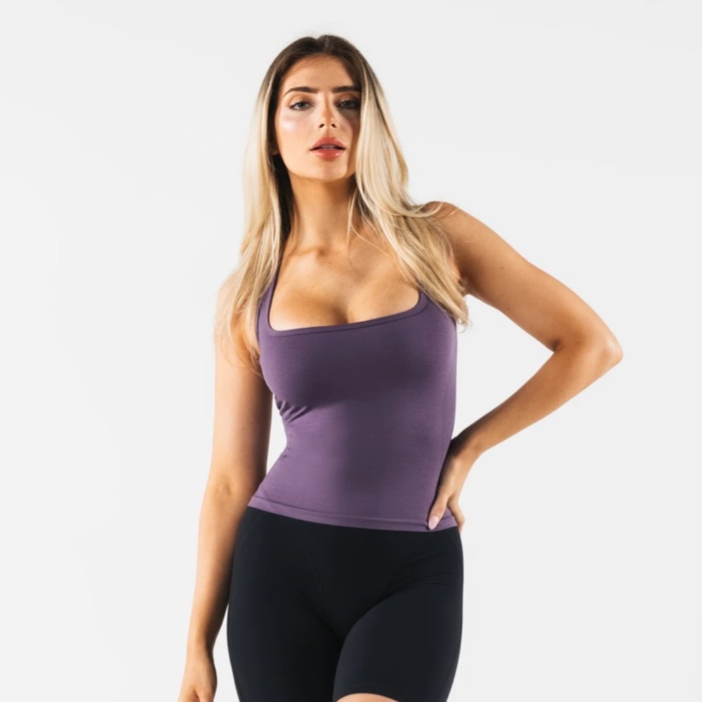 Alphalete Purple Fitted Tank Top